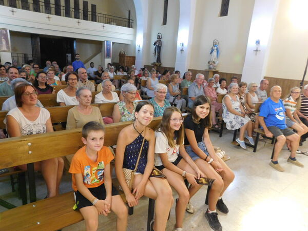 En la iglesia de San Sebastián en Campillo de Azaba.