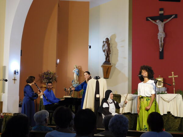 En la iglesia de San Sebastián en Campillo de Azaba.