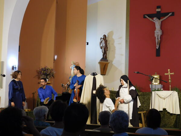 En la iglesia de San Sebastián en Campillo de Azaba.