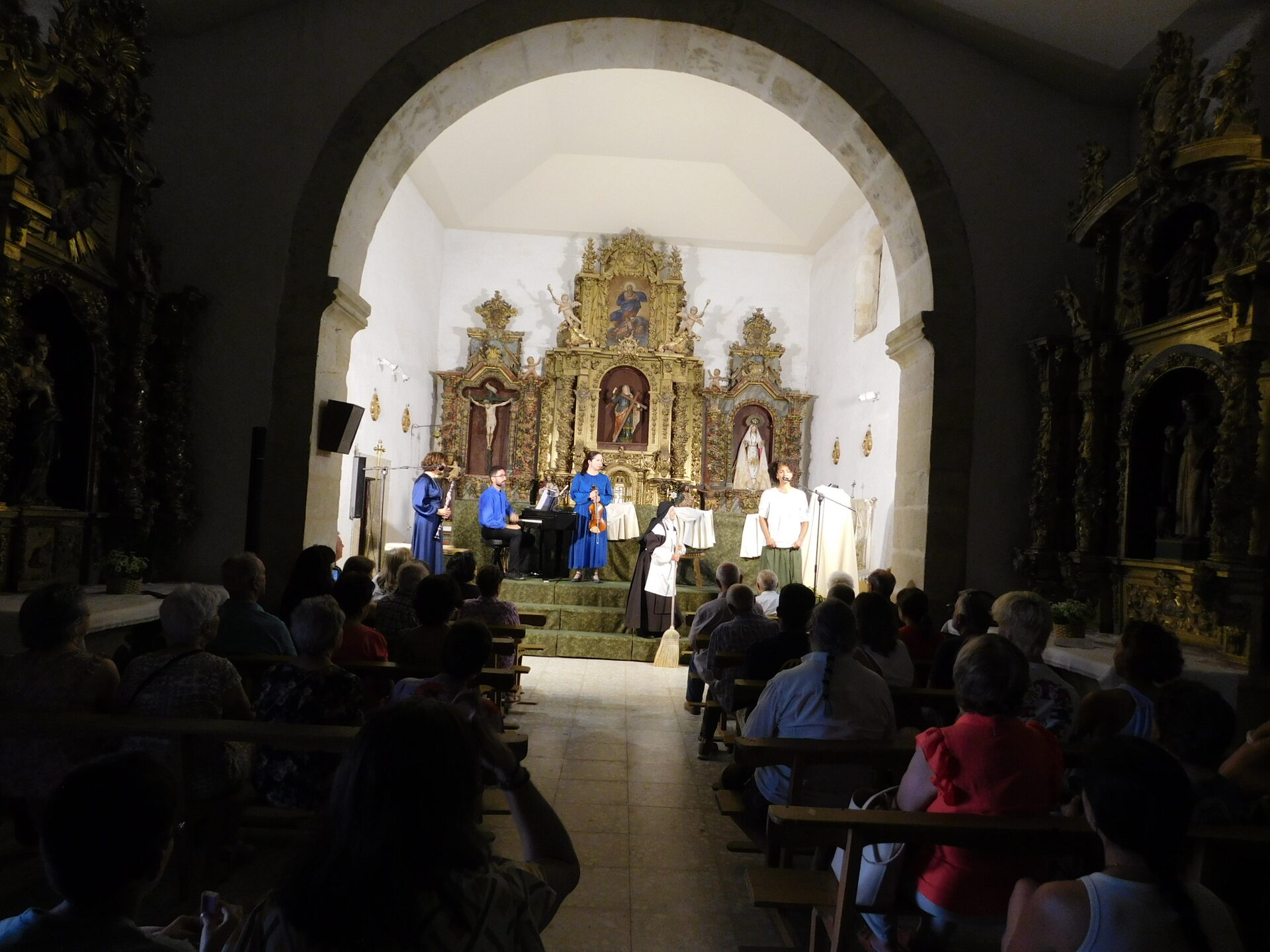 En la iglesia de Santa Cruz de Añover de Tormes