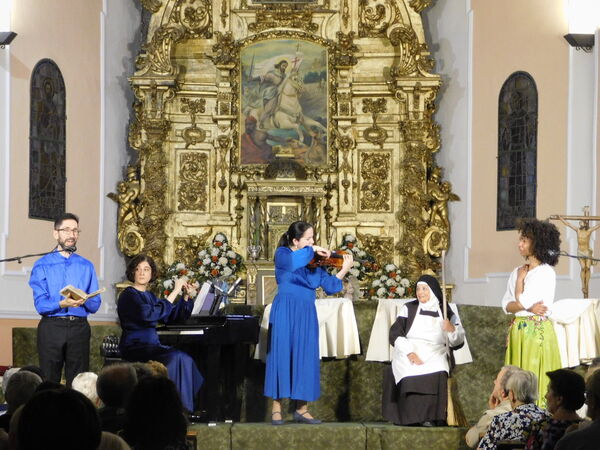 En la iglesia de Santiago Apóstol de Santibáñez de Béjar