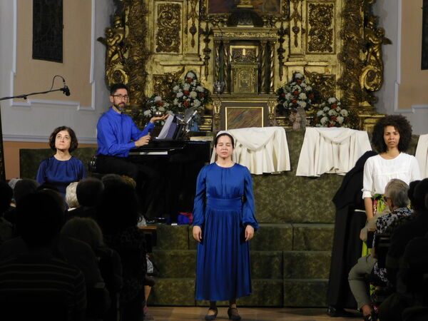 En la iglesia de Santiago Apóstol de Santibáñez de Béjar