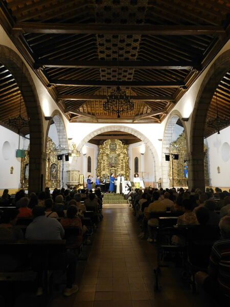 En la iglesia de Santiago Apóstol de Santibáñez de Béjar