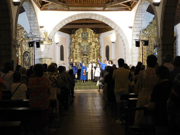 En la iglesia de Santiago Apóstol de Santibáñez de Béjar