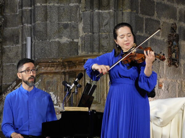 En la iglesia de Santiago en Santiago de la Puebla