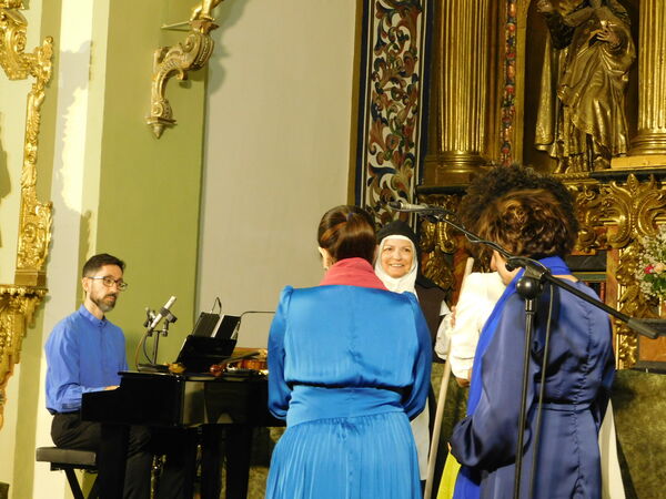 En la iglesia del Convento de las Madres Carmelitas de Peñaranda de Bracamonte