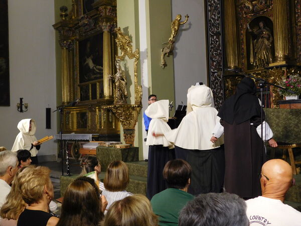 En la iglesia del Convento de las Madres Carmelitas de Peñaranda de Bracamonte
