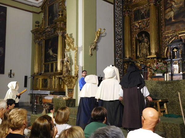 En la iglesia del Convento de las Madres Carmelitas de Peñaranda de Bracamonte