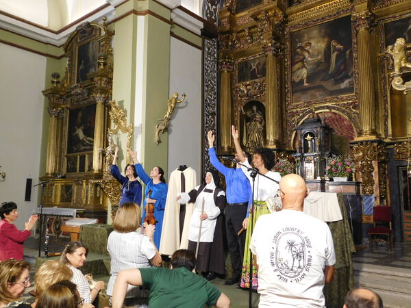 En la iglesia del Convento de las Madres Carmelitas de Peñaranda de Bracamonte