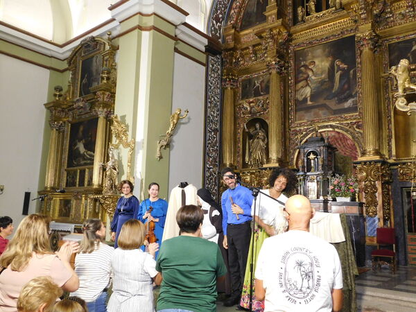En la iglesia del Convento de las Madres Carmelitas de Peñaranda de Bracamonte