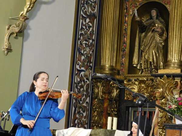 En la iglesia del Convento de las Madres Carmelitas de Peñaranda de Bracamonte